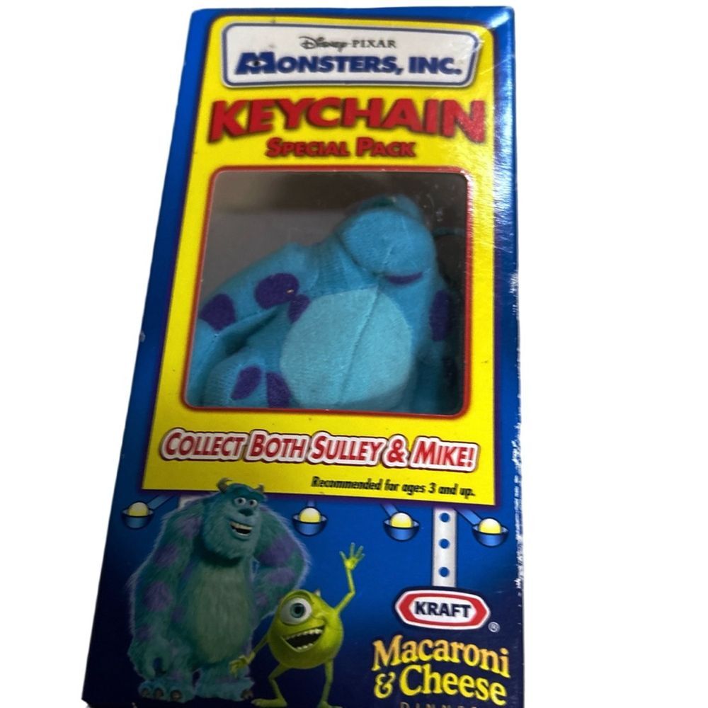 Disney Pixar Monsters Inc Sulley Match Game Travel Keychain Bag Charm Toy